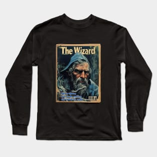 The Wizard, A vintage comics cover Long Sleeve T-Shirt